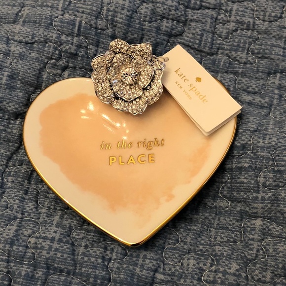 NWT Kate Spade rose garden ring. Size 7. - Picture 1 of 7
